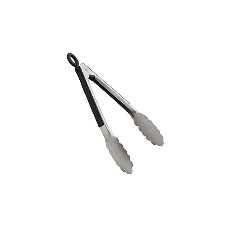 Genware NEV-579 Heavy Duty Stainless Steel Utility Tong, 23 cm