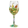 Enesco Designs by Lolita Organica Artisan Wine Glass, 15 Ounce,