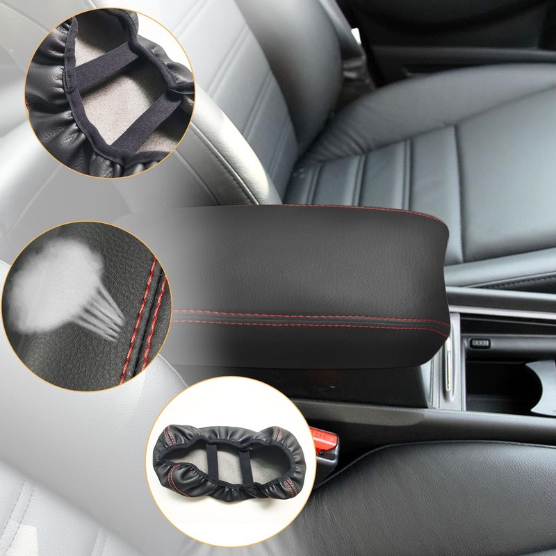 SUNBREATH Compatible with Center Console Armrest Cover for Honda Civic