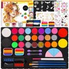 Mekkyes Children's Make-Up Set, 22 Colours, Washable Make-Up, Children's Face