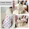 Pet Clothes for Small Dogs Cats Summer Sweater Heart Printed
