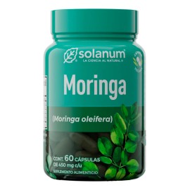 Moringa + Té Verde 60 Cápsulas Veganas Solanum Línea Herbal Sin Sabor