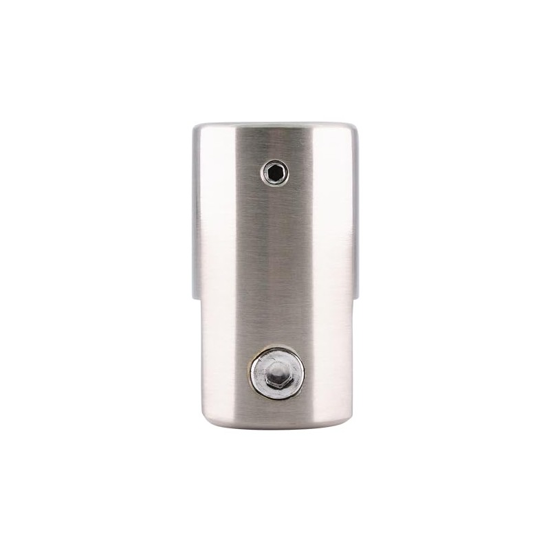 CRL Brushed Nickel Support Bar Bracket for 3/8" to 1/2"