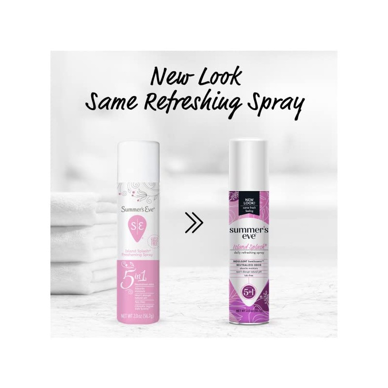 Summer's Eve Feminine Deodorant Spray Island Splash Deodorant