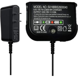 Replacement for Black&Decker 18V 14V 12V 9.6V NiCad & NiMh Battery Charger,Compatible with Battery HPB18 HPB14 HPB12 HPB18-OPE FSB18 FSB14 FS12B HPB96 FSB96,etc