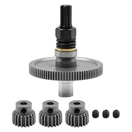 Alnicov Slipper Gear Set, 91T Slipper Gear Set RC Car Differential Upgrade Parts Metal Gear Assembly Replacement Fit