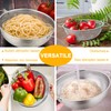 Homikit Strainer, Stainless Steel Kitchen Strainer, Pasta Strainer with Handles,