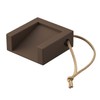 Yamazaki Industries Door Stopper Cube, Brown 7109