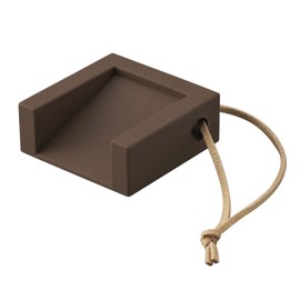Yamazaki Industries Door Stopper Cube, Brown 7109