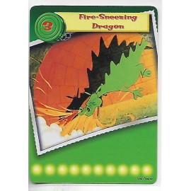 2000 WOTC Looney Tunes TCG/CCG: Fire-Sneezing Dragon Card #75