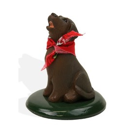 Byers' Choice Labrador Dog Figurine Color: Chocolate