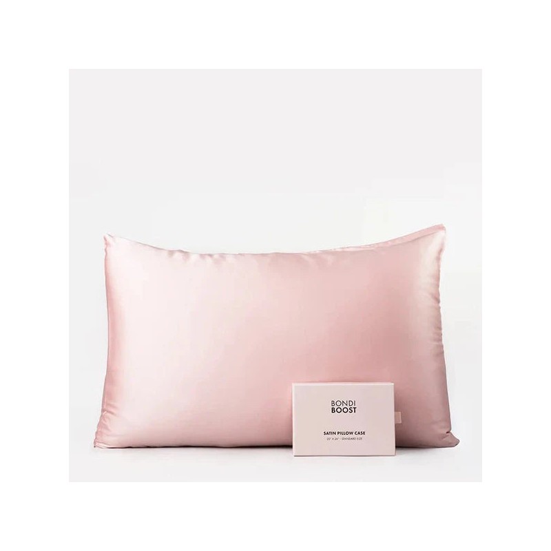 Bondi Boost Satin Pillowcase BLUSH (Standard Size)