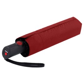 Knirps C.205 Women's Pocket Umbrella Medium Duomatic with Automatic Open/Close Red, red