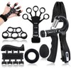 GOORFAC Hand Trainer Finger Trainer (6 Pieces) Grip Strength Trainer