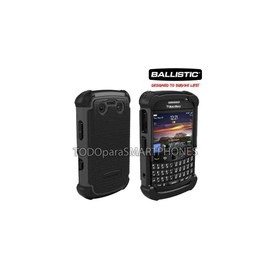 Ballistic sa0575-m315 Carcasa Gel [SG] 3 Capas Funda para Blackberry Bold 2 9700 – 1 Pack – empaquetado al por Menor – Negro