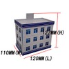 Outland Models Railroad Scenery Modern Police Department Building HO Scale