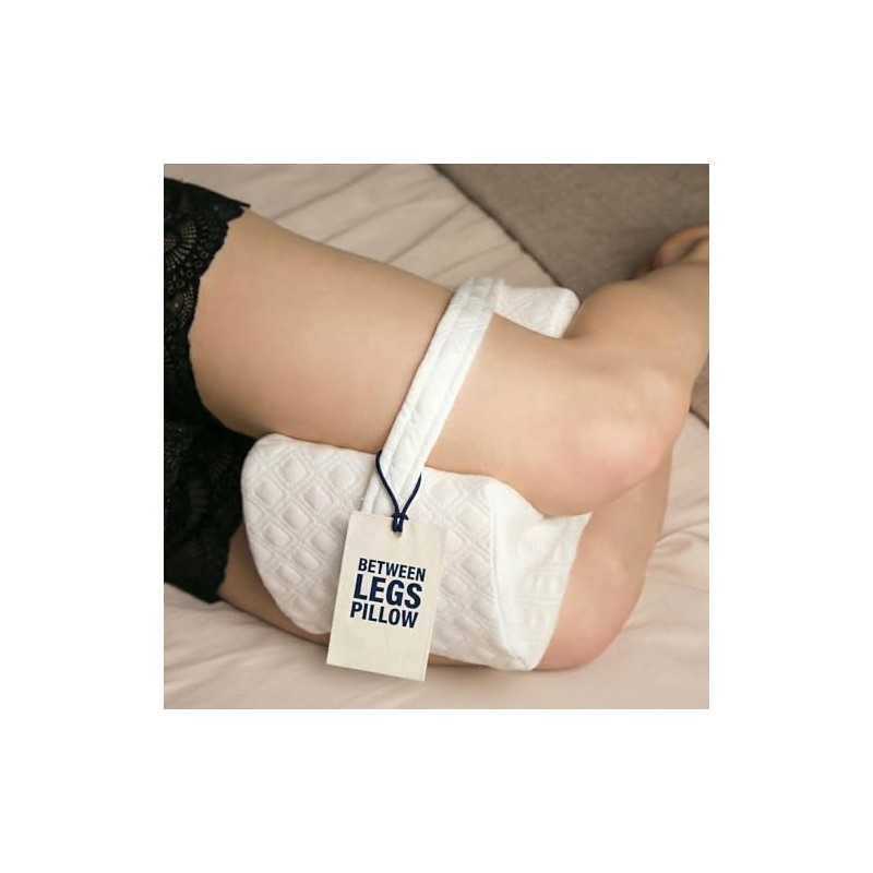 AERIS Knee Pillow for Side Sleepers,Maximum Sciatica,Joint,Hip,Restless Leg Syndrome,Back,Scoliosis Pain