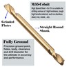HSS Cobalt Drill Bit Double End 7/32 in. Stubby Body