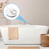 Rubber Bath Plug Replacement Set 4PCS, Fit for UK Universal
