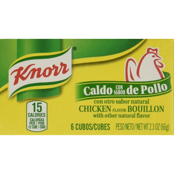 Knorr Chicken Bouillon Cubes, 2.3-Ounce Boxes (Pack of 24)
