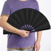 2 Packs Large Folding Hand Fan Handheld Folding Fans Chinese
