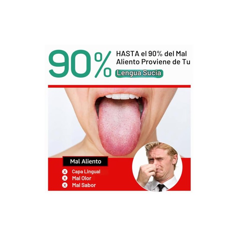 RONAVO Raspador de Lengua para Adultos