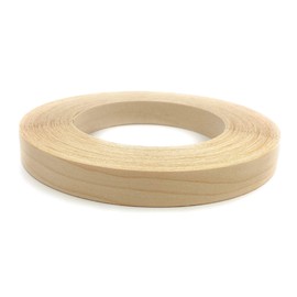 Edge Supply Birch Pre-Finished 13/16" x 50' Roll Preglued, Veneer Edge Banding, Flexible Wood Tape, Easy Application Iron On with Hot Melt Adhesive. Clear UV Laquer Finish Wood Edging