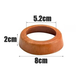 SGQTGIMU Pack of 2 Leather Sleeve for Handle Pump Type 75, Handle Pump Seal, Replacement Part Seal Pump, Piston Sleeve for Garden Pump, Hand Pump, Well Pump (Brown)