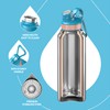 IDEUS Vacuum Insulated Water Bottle, 40 oz Stainless Steel Water