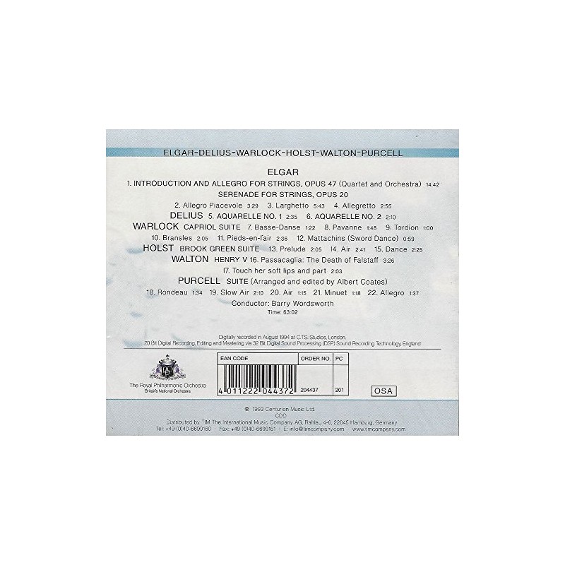 Englische Werke für Streicher