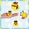 24 Rubber Ducks with Sunglasses, Cruise Ducks Yellow Mini Rubber