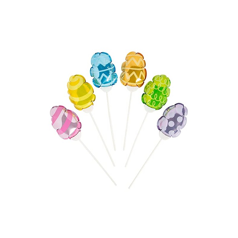 Self-Inflating Easter Egg Mylar 5-3/4" Balloons - 50 Pieces