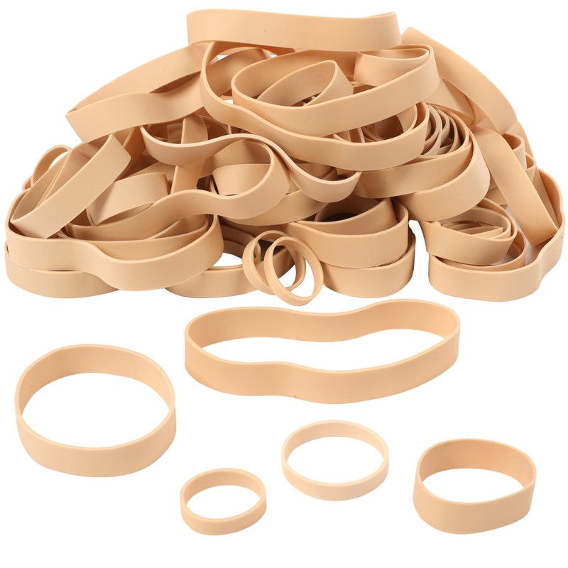Rubber Bands Assorted Sizes 65Pcs Wide Big Thick Elastic Bands