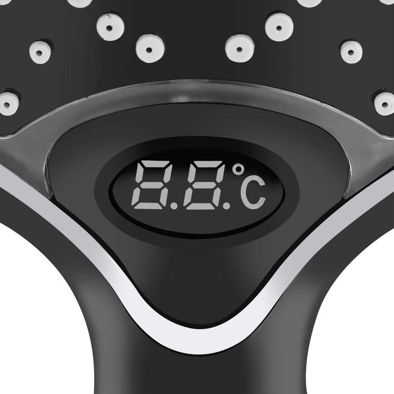 Nikou LED Shower Head Handheld 3 Colors Change Water Fed