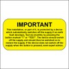 40 RCD Test Labels Yellow Electrical Safety Stickers - 50mm