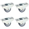 Dörner + Helmer Furniture Fixed Castors, Set of 4, 38