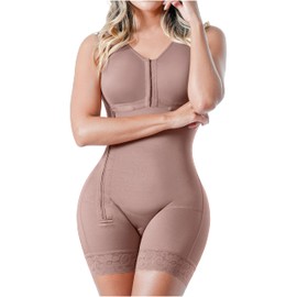 Sonryse TR53ZL Fajas Colombianas Reductoras y Moldeadoras Levanta Cola Post Surgery BBL Liposuction Compression Garments for Women Cocoa XL