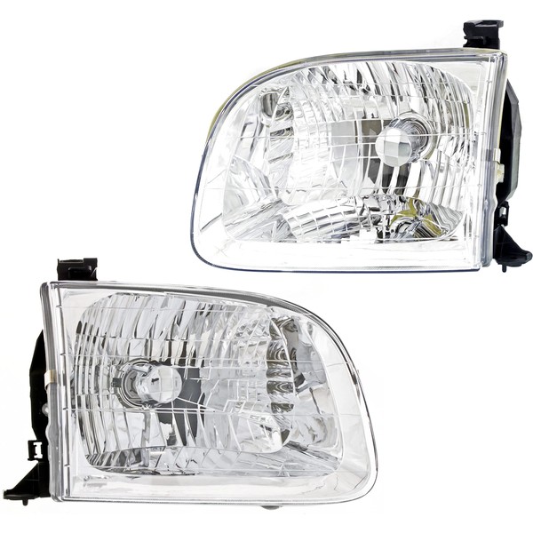 Garage-Pro Driver and Passenger Side Headlight for Toyota Sequoia 2001-2004