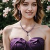 EVER FAITH Mujer Set de Joyería Cristal Austriaco Bola de