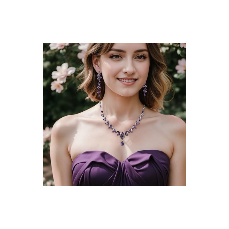 EVER FAITH Mujer Set de Joyería Cristal Austriaco Bola de