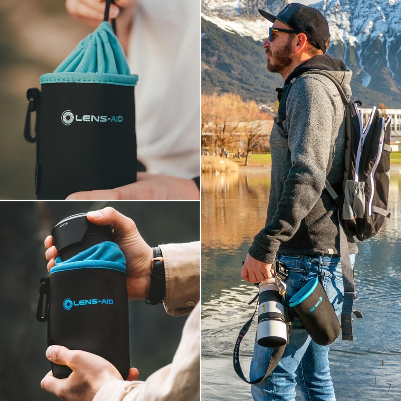 Lens-Aid Lens Pouch DSLR Lens
