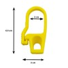 Kombi Pack of 20 Plastic Hooks Elastic Rope 8 mm