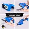CORDLESS GARDEN SHEARS GRASS HEDGE SHRUB TRIMMER 2in1 DUAL ATTACHMENTS