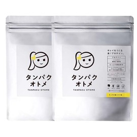 タマチャンショップ タンパクオトメ 2袋セット (すこやか朝バナナ 260g×2袋) 国内生産 ホエイプロテイン ソイプロテイン 完全栄養食