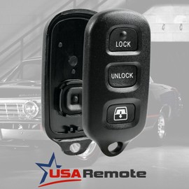 Key Fob Keyless Entry Remote Shell Case & Pad fits Toyota 1999-2009 4runner / 2001-2008 Sequoia