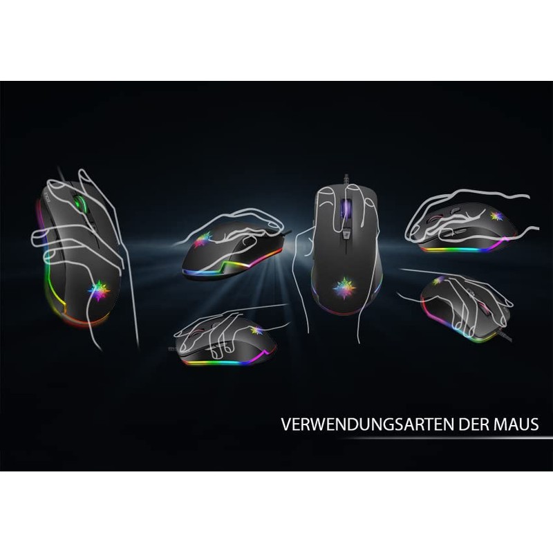 Inca IMG-327 PRO Optical Gaming Mouse 4800 DPI RGB Logo