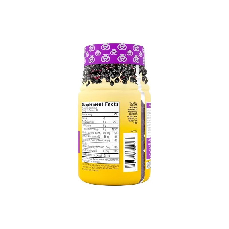 Gomitas Suplemento Dietético Zarbee Immune Support Saúco