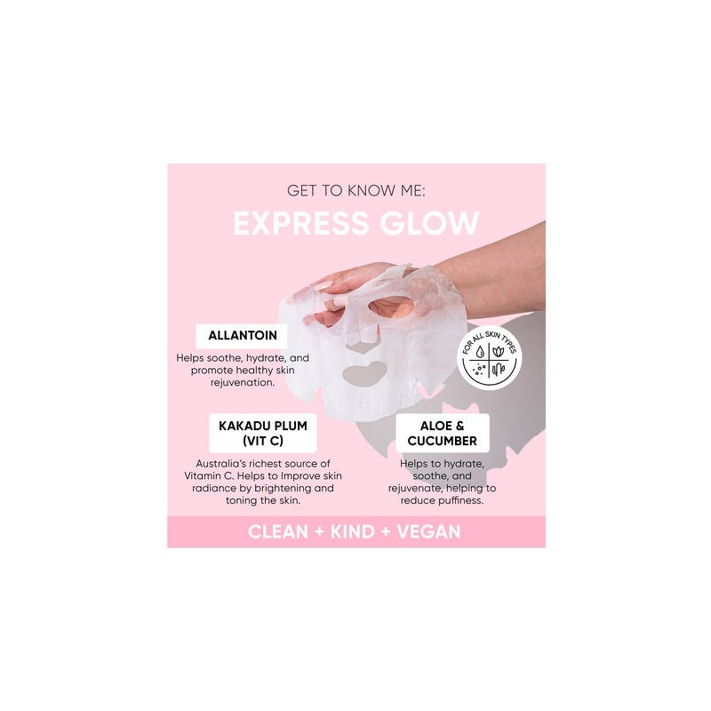 SugarBaby Sugar Baby Express Glow Single Sheet Mask 20ml