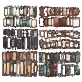 Ruzister Pack of 120 Scrapbook Stickers with Antique Labels, Vintage Stickers for Scrapbooking, DIY Crafts, Waterproof Journaling Accessories and Junk Journal Ephemera
