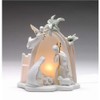 Appletree Design Bethlehem Holy Family Nativity, Lighted, 7-1/2-Inch Tall, Includes